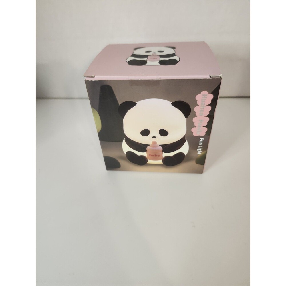 Cute silicone baby panda Lamp Touch Sensor LED Rechargeable Bedroom Lamp